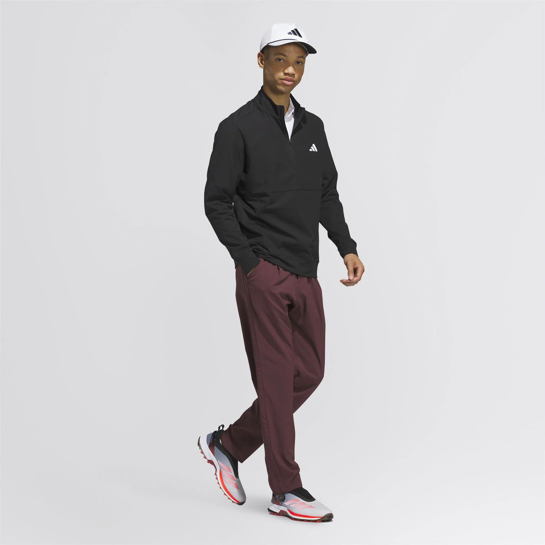 Ultimate365 Tour Quarter Zip Mid Layer Black - Image 3
