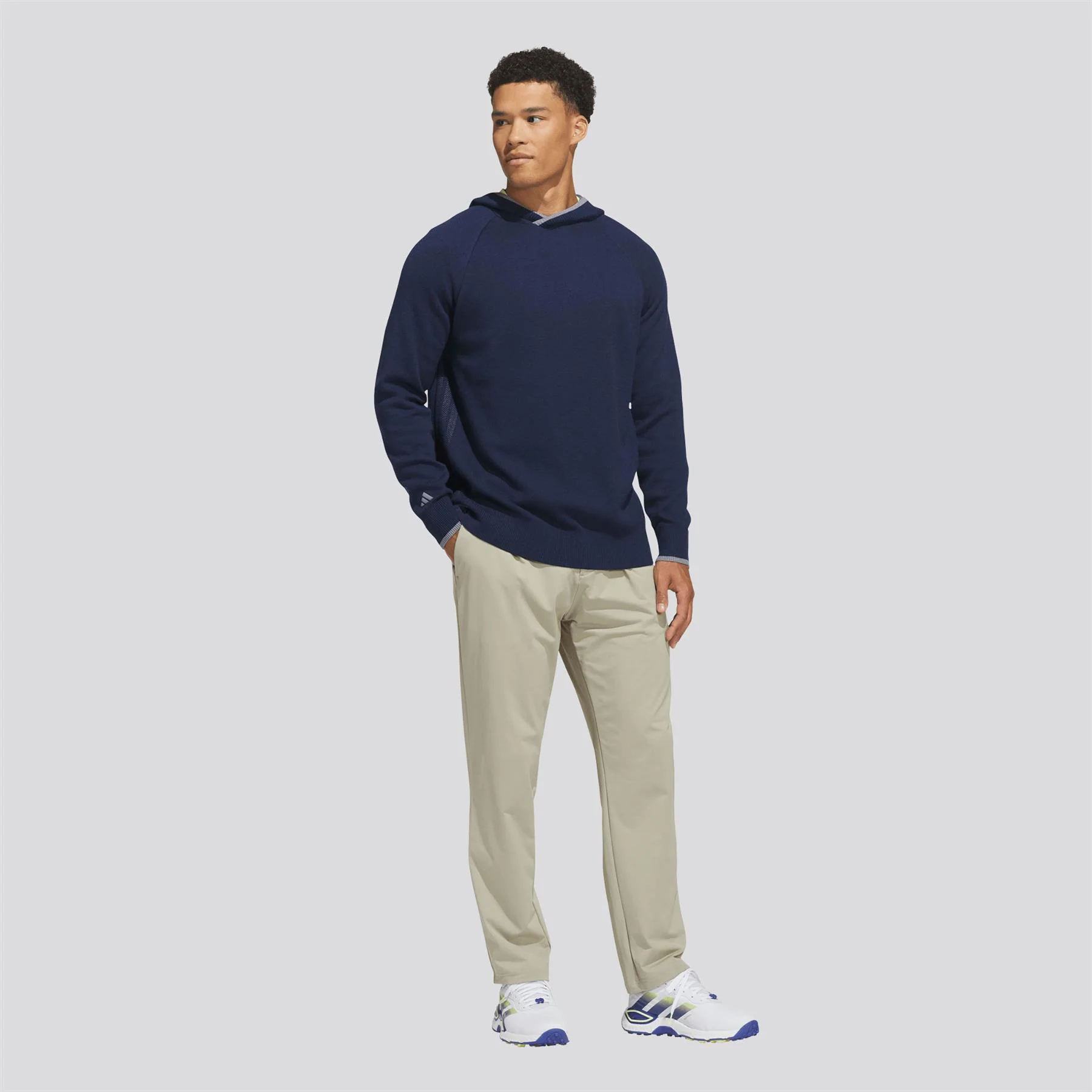 Ultimate365 Tour Twistknit Hoodie Collegiate Navy - Image 3