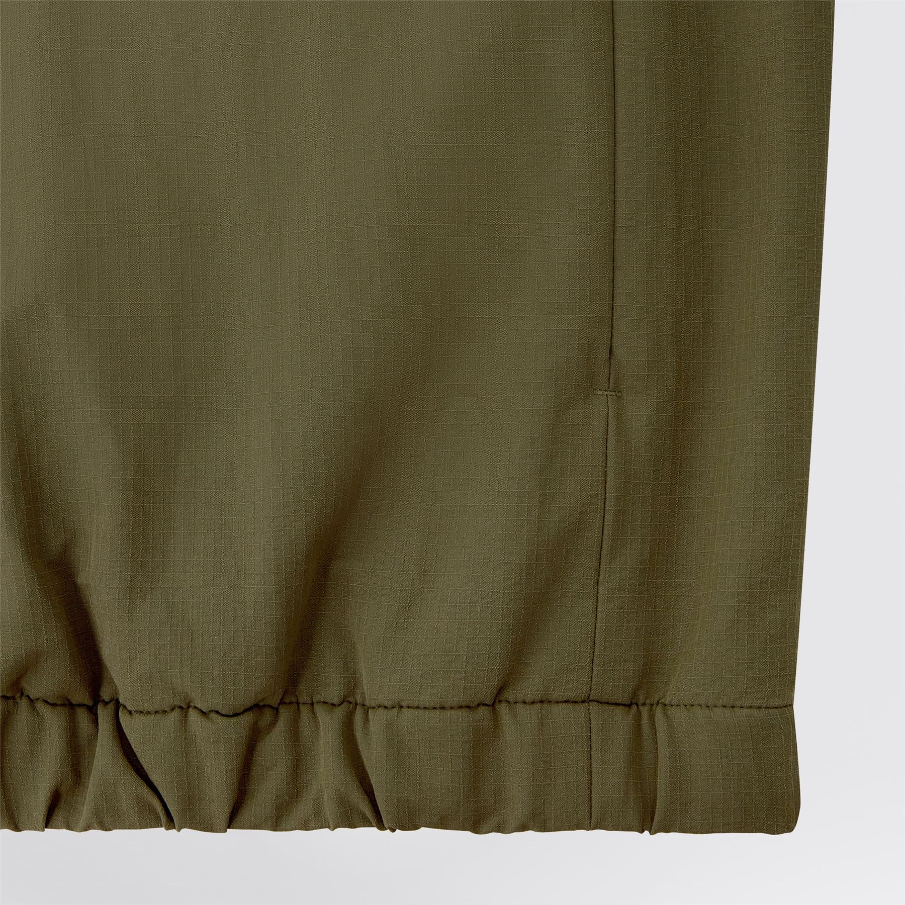 V-Neck Pullover Windbreaker Dark Olive - Image 8