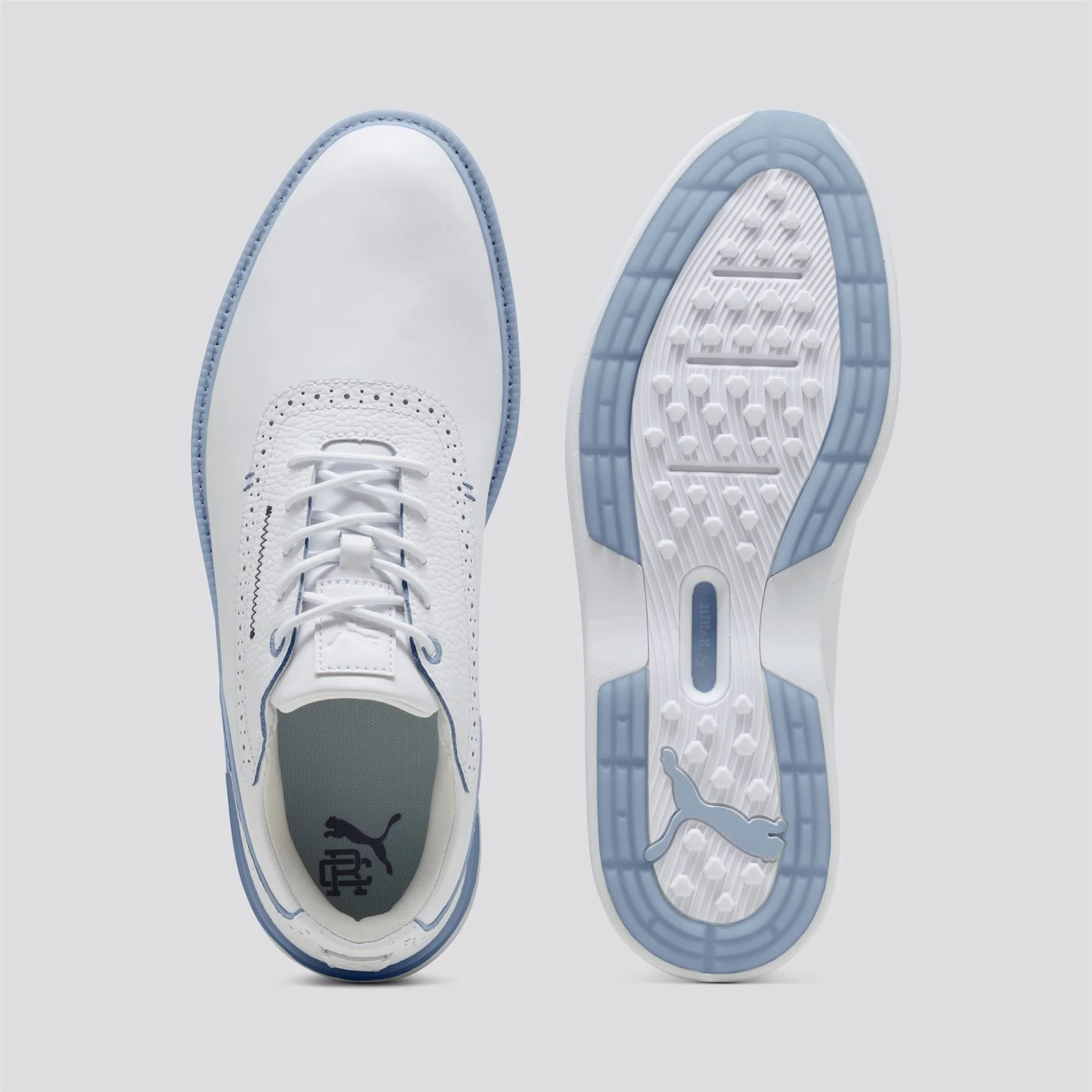 x RC Avant 2.0 Spikeless Golf Shoe White/Peaceful Blue - Image 2