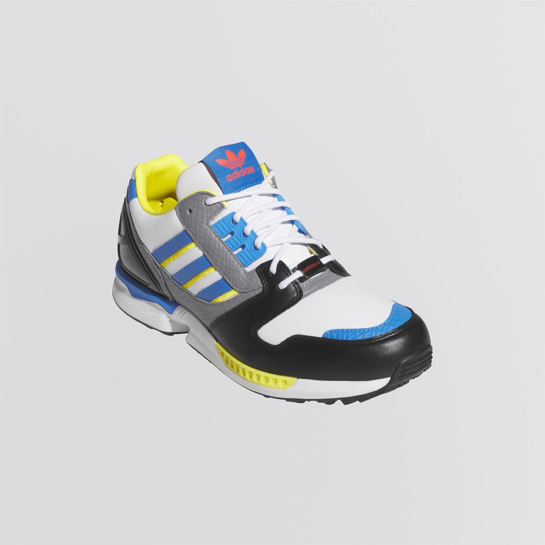 adidas Originals ZX 8000 Spikeless Golf Shoes Footwear White/Lucid Ray Blue/Core Black - Image 4